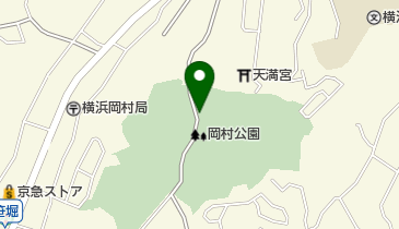 岡村公園の地図画像