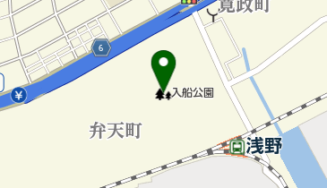 入船公園の地図画像