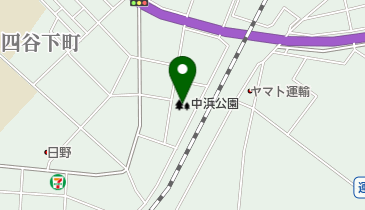 中浜公園の地図画像