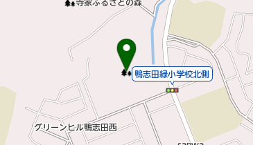 鴨志田公園の地図画像