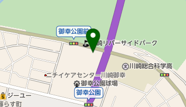 御幸公園の地図画像