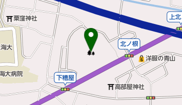 丸山城址公園の地図画像