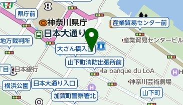 ザコンチネンタル横浜の地図画像