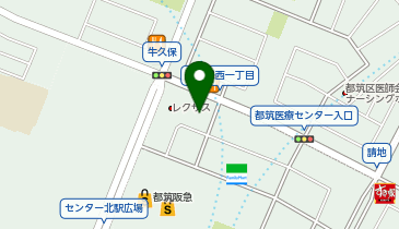 レクサスCPOセンター北の地図画像