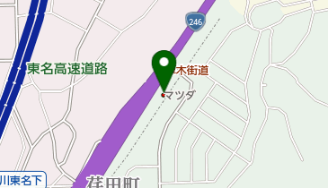関東マツダあざみ野店の地図画像