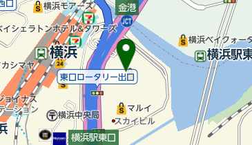 横浜ロフトの地図画像