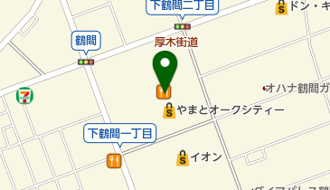 ロフト大和鶴間店の地図画像