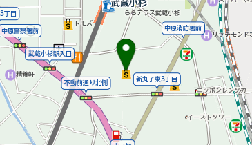 FLYING TIGER COPENHAGENグランツリー武蔵小杉ストアの地図画像
