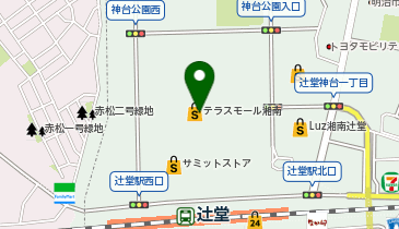 3COINS+plusテラスモール湘南店の地図画像