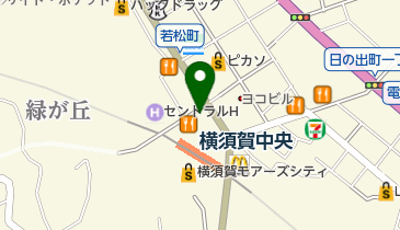 アニメイト横須賀の地図画像
