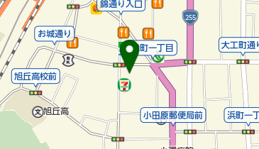 アニメイト小田原の地図画像