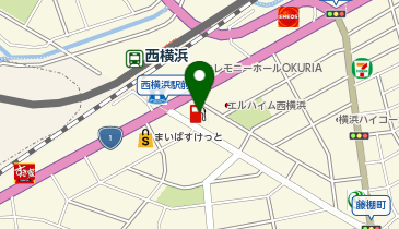 ニコニコレンタカー西横浜駅店の地図画像