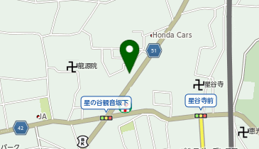 丸亀製麺座間店の地図画像