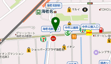 快活CLUB海老名駅前店の地図画像