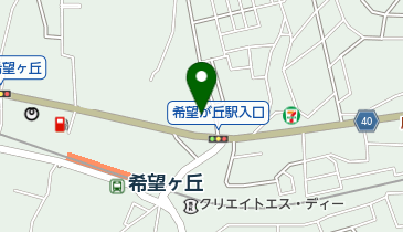 コナミスポーツクラブ希望が丘の地図画像