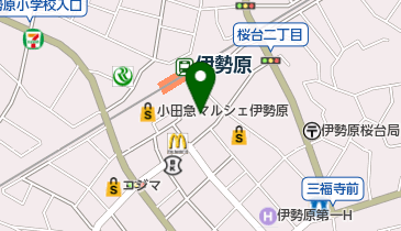 セントラルスポーツジムスタ伊勢原駅前の地図画像