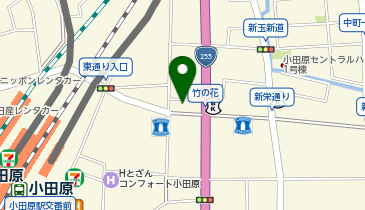 ライザップ小田原店の地図画像