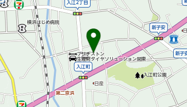 メガロス神奈川の地図画像