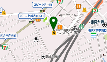 メガロス相模大野の地図画像