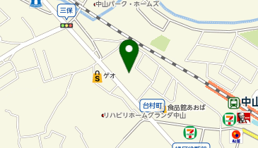 スポーツクラブNAS中山の地図画像