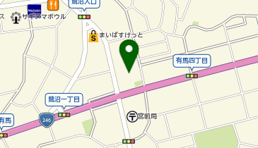 メガロス鷺沼の地図画像