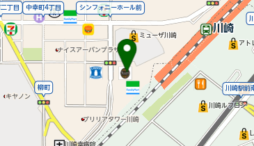 ジェクサーフィットネスクラブ川崎店の地図画像