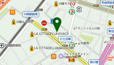 ライザップ川崎店の地図画像