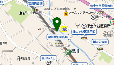 セントラルスポーツジム24星川の地図画像