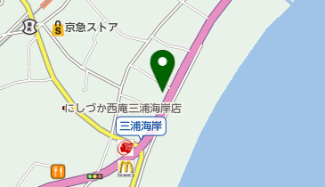 三浦うみかぜレンタバイクの地図画像