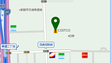 COSTCO金沢シーサイド倉庫店の地図画像
