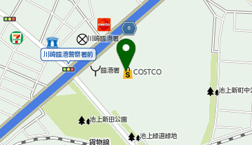 COSTCO川崎倉庫店の地図画像