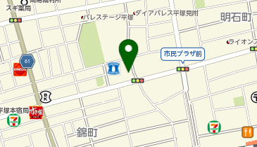 焼肉きんぐ平塚見附町店の地図画像