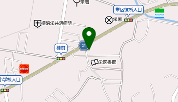 ゆず庵横浜本郷台店の地図画像