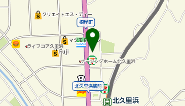 ゆず庵北久里浜店の地図画像