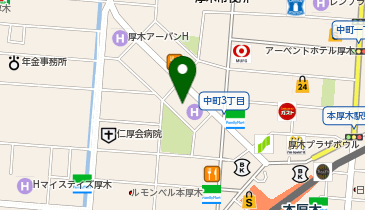 カフェ・ベローチェ厚木中町店の地図画像