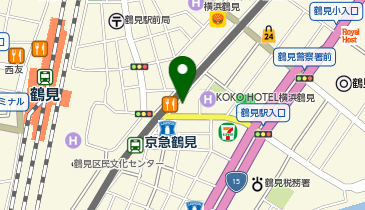 カフェ・ベローチェ鶴見店の地図画像