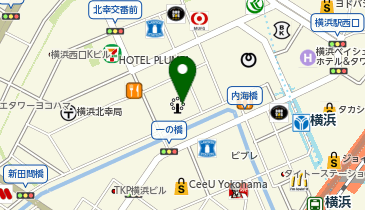 星乃珈琲店横浜ハマボール店の地図画像