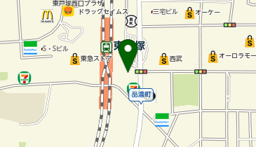 星乃珈琲店東戸塚店の地図画像