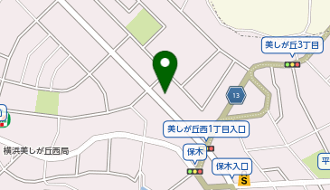 星乃珈琲店美しが丘店の地図画像
