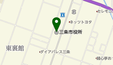 三条市役所本庁舎の地図画像