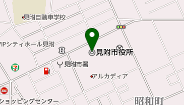 見附市役所の地図画像