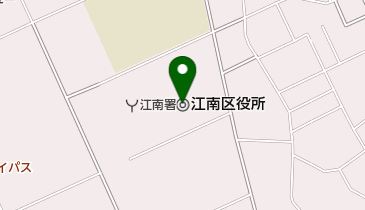 新潟市江南区役所の地図画像