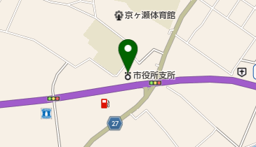 阿賀野市京ヶ瀬支所の地図画像