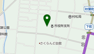 五泉市村松支所の地図画像