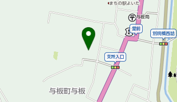 長岡市役所与板支所の地図画像