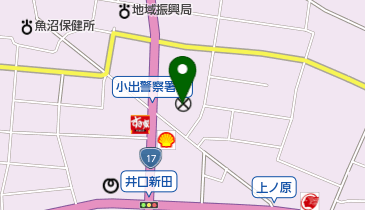 小出警察署の地図画像