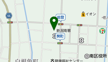 新潟南警察署の地図画像