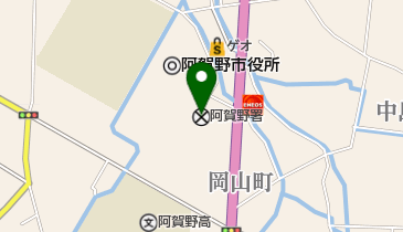 阿賀野警察署の地図画像