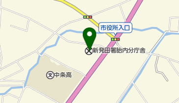 新発田警察署胎内分庁舎の地図画像