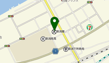 新潟警察署の地図画像